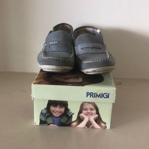 Boys Italian suede shoes